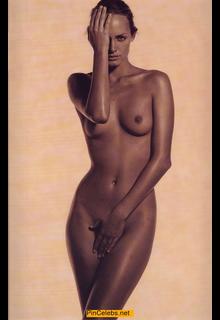 Amber Valletta fully nude cover her pussy Amber Valletta fully nude cover her pussy
