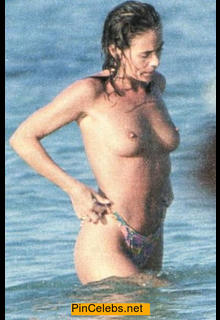 Elena Sofia Ricci topless in a water paparazzi photo Elena Sofia Ricci topless in a water paparazzi photo