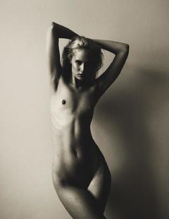 Kirsi Karoliina nude black-&-white image