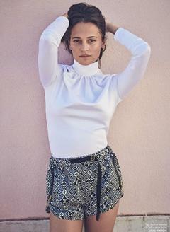 Swedish actress Alicia Vikander - Elle Magazine, France