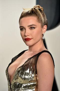 Florence Pugh at Vanity Fair Oscar Party in Beverly Hills
