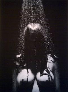 Laetitia Casta topless and wet in a shower