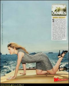 French actress Vahina Giocante for Chi Magazine
