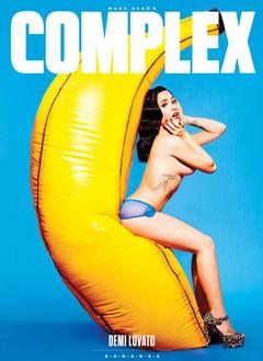 Demi Lovato topless for Complex Magazine October-November 2015