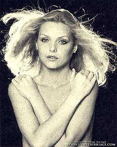 Michelle Pfeiffer black and white