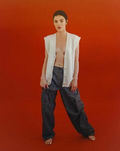Lucy Hale braless for Cibelle Levi photoshoot - January 2022