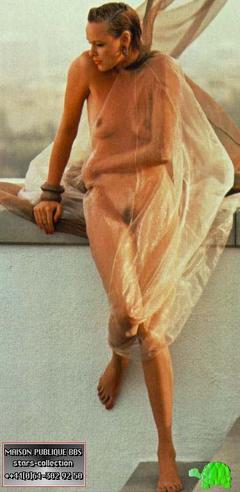 Young Brigitte Nielsen posing naked