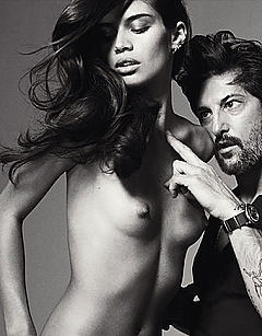 Sara Sampaio posing topless