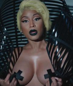 Nicki Minaj nude tits with pasties