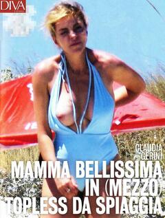 Claudia Gerini boo bslip paparazzi photo