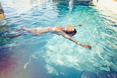 Marisa Papen nude in a pool