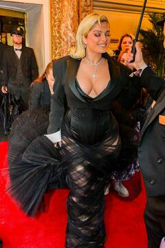 Bebe Rexha stuns in dramatic black gown at the Met Gala - May 2025