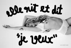 Talytha Pugliesi lying topless