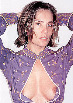Emmanuelle Seigner nude tits