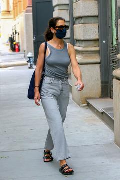 Katie Holmes out in New York