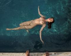 Mimi Macvan fully nude in a pool by JF Julian