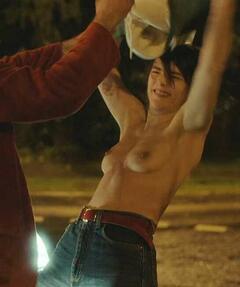 Jehnny Beth topless at Differente