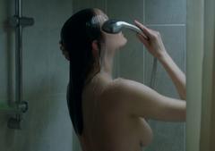 Eva Green topless in a shower at Proxima