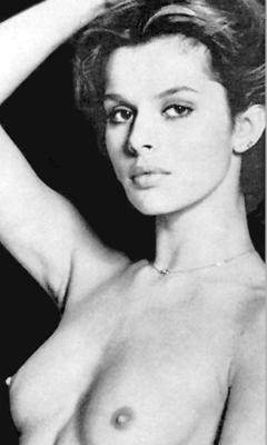 Nastassja Kinski topless black-&-white