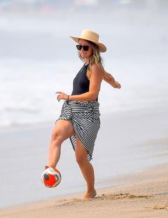 Olivia Wilde on the beach in Santa Monica