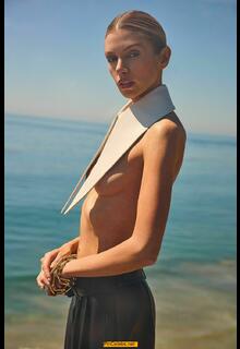 Stella Maxwell braless for M Revista de Milenio - May 2026