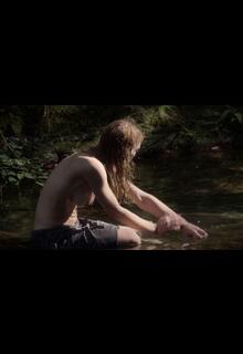 Lou Lampros topless at Sauvage
