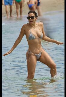 Eva Longoria wearing a bikini at the beach in Marbella - August 01, 2026