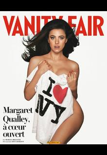 Margaret Qualley naked but covered for Vanity Fair, France - March 2026