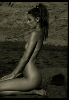 Marta Aguilar nude in nature