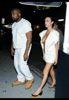 Bianca Censori leaving Ty Dolla $ign's birthday party at The Nice Guy in West Hollywood - April 10, 2024
