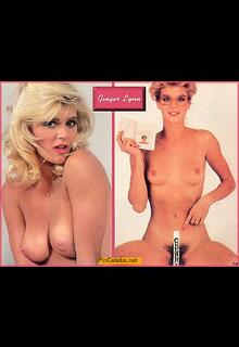 Ginger Lynn topless and nude collage