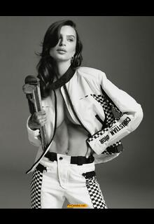 Emily Ratajkowski braless for Pop Magzine # 52 - Spring /Summer 2025