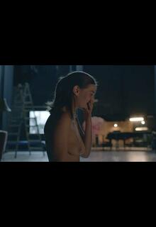 Danielle Kitsis topless at Dancing Arabs
