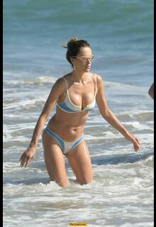 Alessandra Ambrosio sexy in bikini on a beach - August 15, 2026