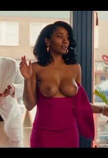 Pauline Dorsey topless at Paradise Records