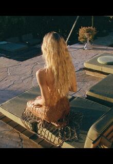 Alexis Ren in sheer dress for Donari Braxton photoshoot - December 2024