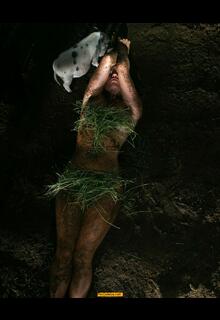 Lexee Smith naked but covered for Emma Drew Berson photoshoot 2025
