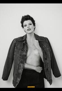 Linda Evangelista braless for Zeit Magazine - February 2024