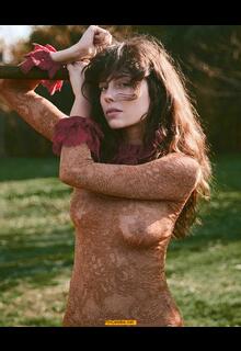 Celeste Dalla Porta see through to tits for Collectible Dry magazine - Summer 2025
