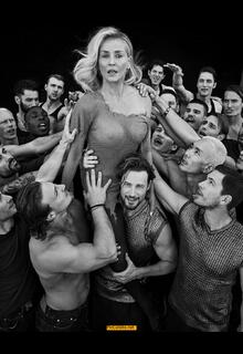 Sharon Stone see through to tits for Vogue, Adria - June 2025