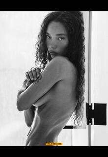 Ashley Moore topless but covered for Tyler Kandel photoshoot - June 2025