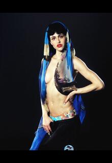 Amelia Gray Hamlin topless but covered for The Face Magazine - Winter 2025