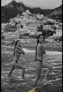 Elisha Herbert and Renee Herbert topless in Beyond the Pines Vol 3, 2025