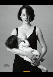 Noemie Merlant shows her bare boob in Madame Figaro - October 09, 2026