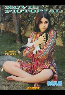 Italian singer Romina Power early photo