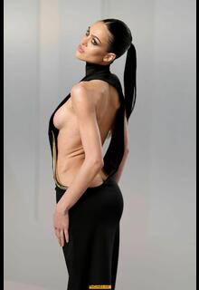 Amelia Gray sideboob at Vanity Fair Oscar party in LA - March 15, 2026