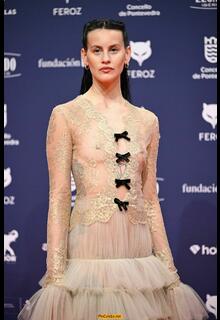 Milena Smit see through to tits at Feroz awards in Pontevedra- January 24, 2026