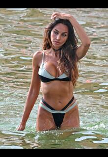 Madalina Ghenea in bikini at Sestri Levante in Italy - August 27, 2026