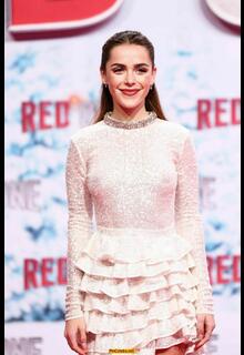 Kiernan Shipka see through to nipples at Red One premiere in Berlin - November 2024