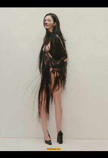 Rylee Stumpf topless for Nicotine Magazine - March 2024